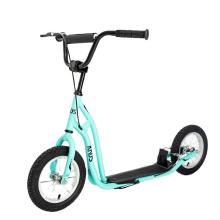 Youth Scooter with Rear Caliper Brakes and 12-Inch Inflatable Wheels