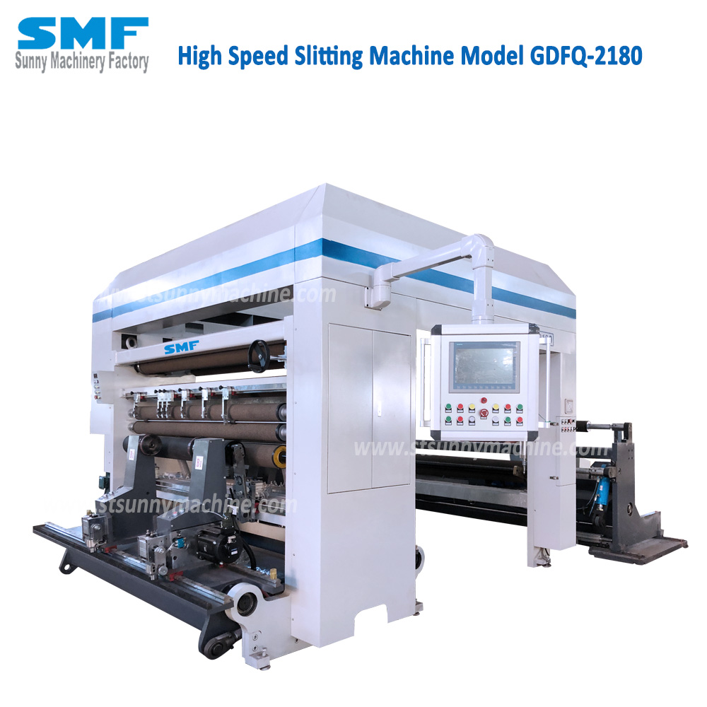 BOPP CPP PE Mesin Slitter Rewinding Machine Slitter