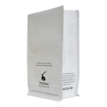 Custom Print Mad Kaffe Hvid Kraft Box Pouch