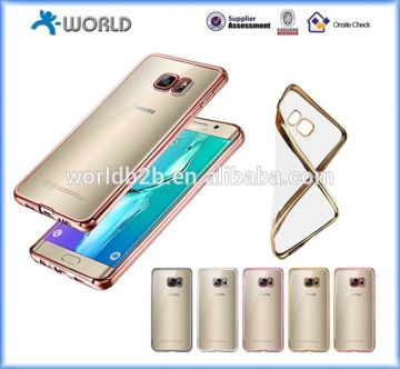 High Quality Clear Electroplating TPU Case for Samsung S7