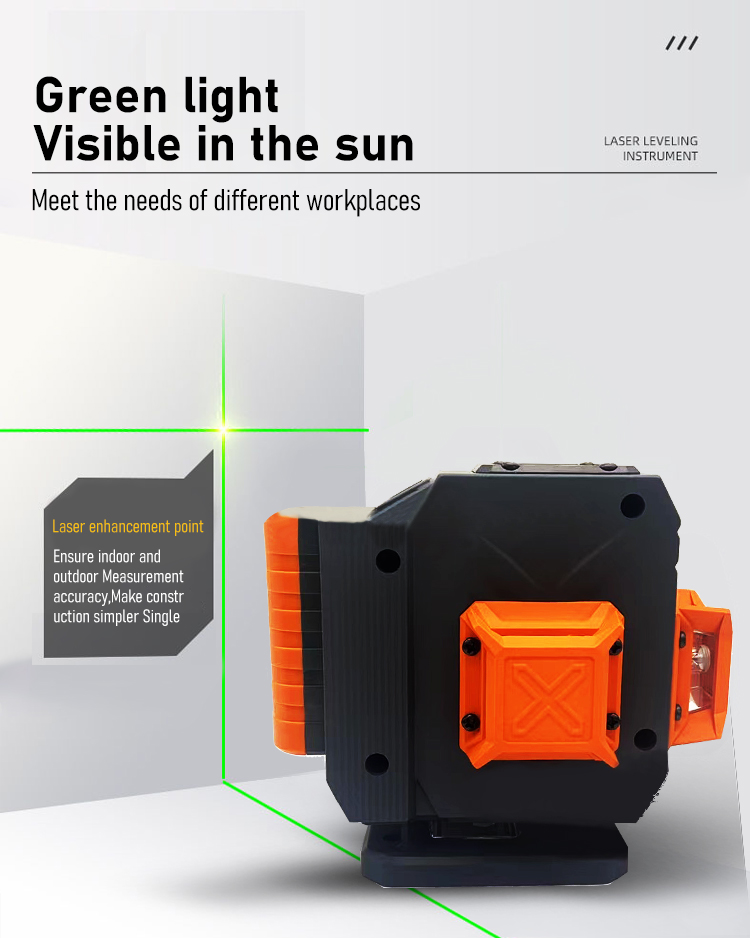 Self-Leveling Multifunctional 12 Lines 3D Laser Level