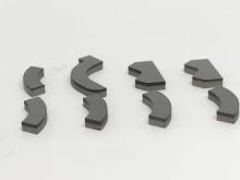 PCD cutting tips for gong knife