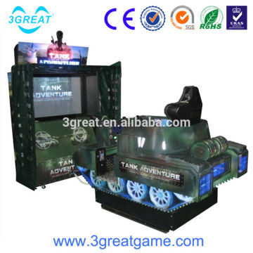 Exciting simulator tank adventure game machine