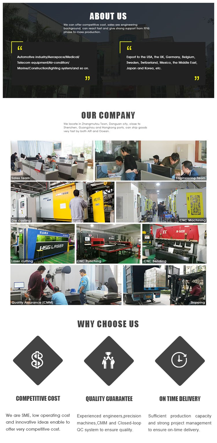 Direct factory source Good quality Manufacturer low Price custom Precision Sheet Metal fabrication