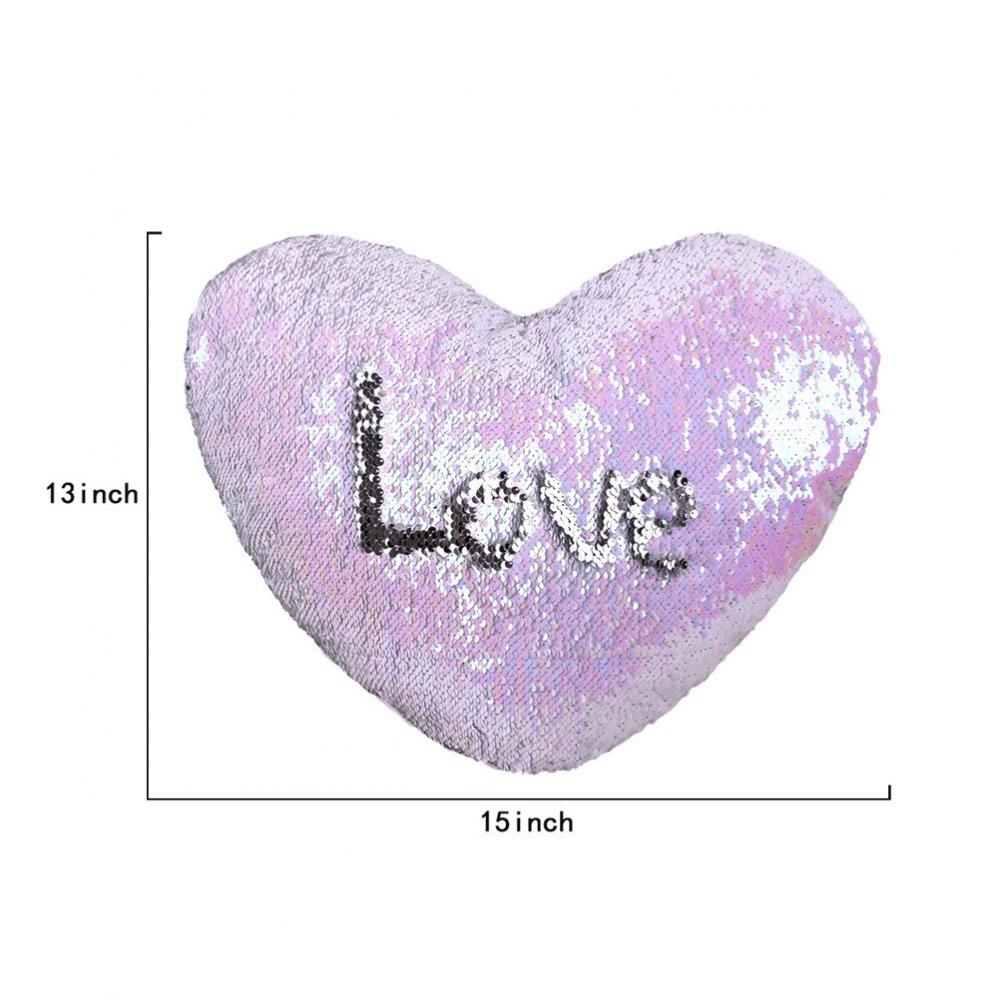 Heart Shaped Sequin Pillow 5 Heart Shaped Sequin Pillow 5