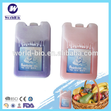 HDPE reusable plastic ice brick