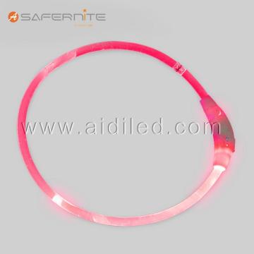Light-Weight Tpu Led Light Up Tube Dog Collar