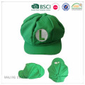 Moda verde ricamo piano ottagonale Cap