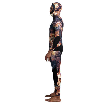 Seansainn Dà phìosan fir le camouflage spearfishing wetsuits