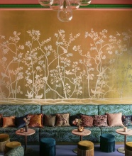 Whimsical Hand Drawn Wallpaper for Creative Rooms