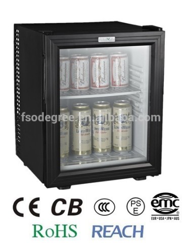 28L mini show case ,28L glass door mini cooler, 28L beverage show case