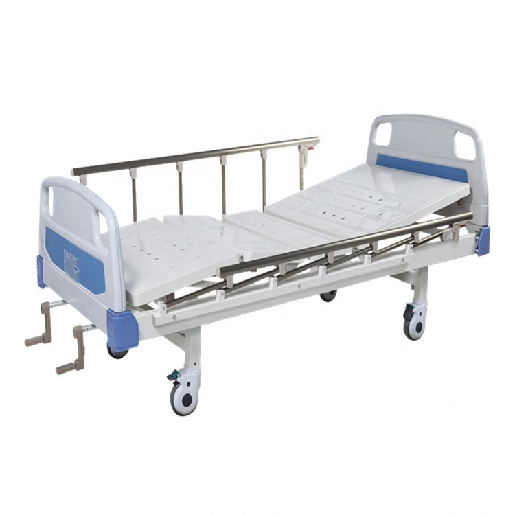 Manual Single Crank Punching Hospital Bed