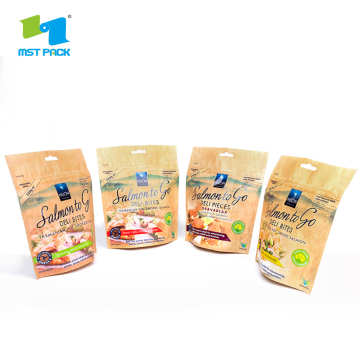 Kraft Paper Printing Stand Up Pouch Food Bag