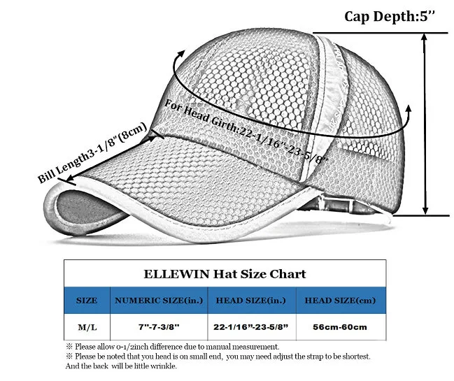 Breathable Quick Dry Baseball Sun Cap with Mesh Fabric Summer Baseball Caps