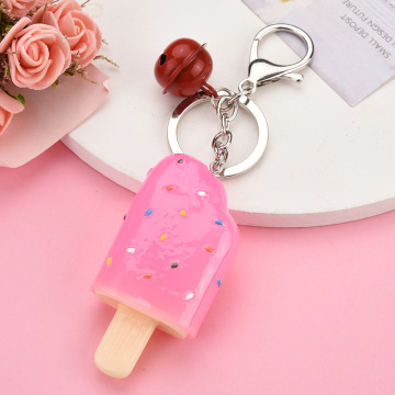 Ice Cream Glitter Keychains
