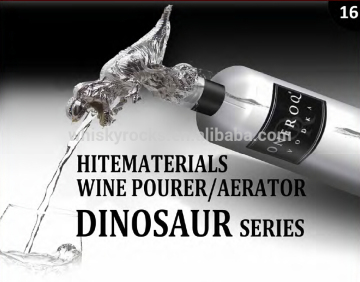 Stainless steel wine aerator