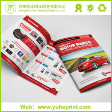 Saddle stitching A4 offset popular design printing catalogs