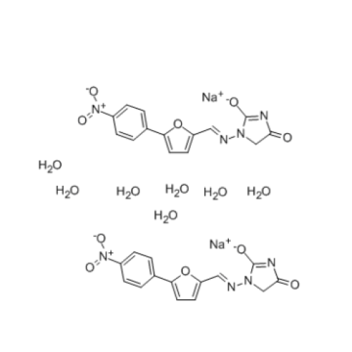 Sodium de relaxant de muscle squelettique Dantrolene Numéro de CAS 24868-20-0