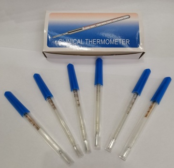 Clinical Mouth and Oral Use Glass Mercury Thermometer