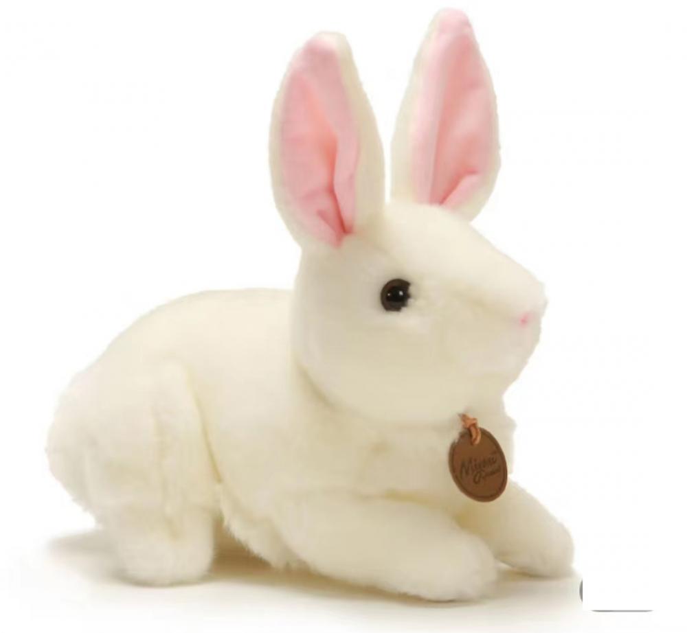 Cute white rabbit plush toys