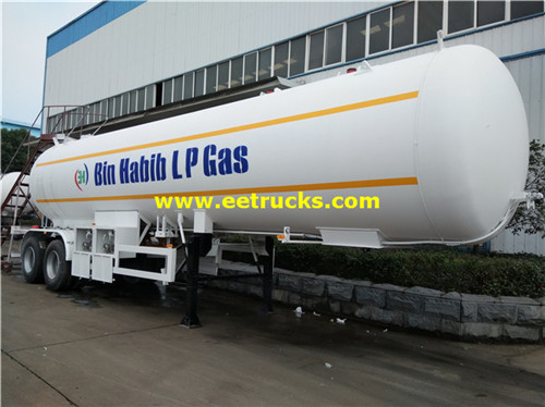 10000 Galoni 18ton Propane Trailers Usafirishaji wa Gesi