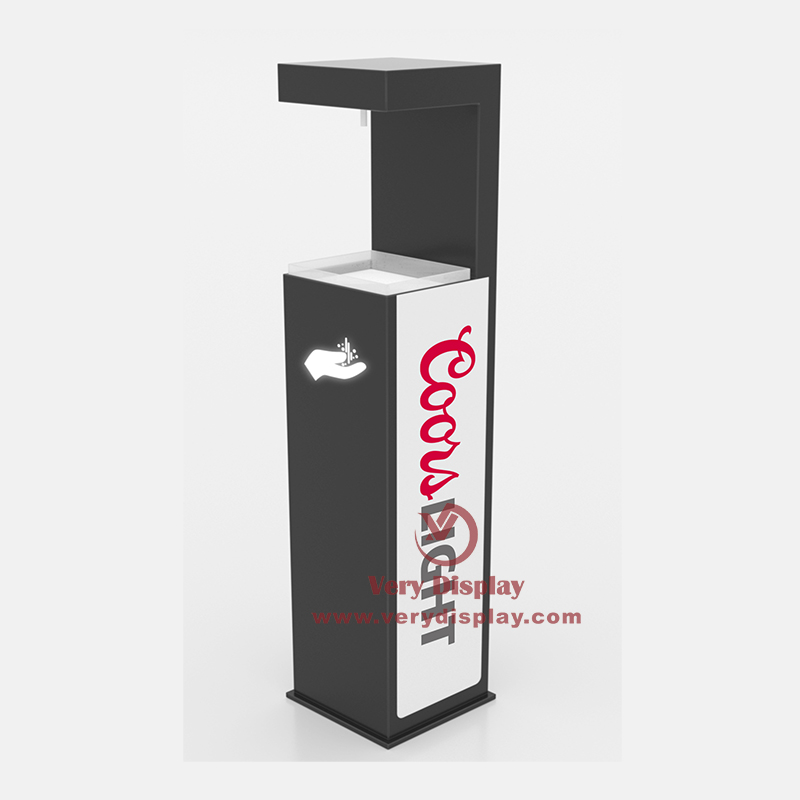 Floor Stand Advertising Sanitizer Dispenser Stand Jpg