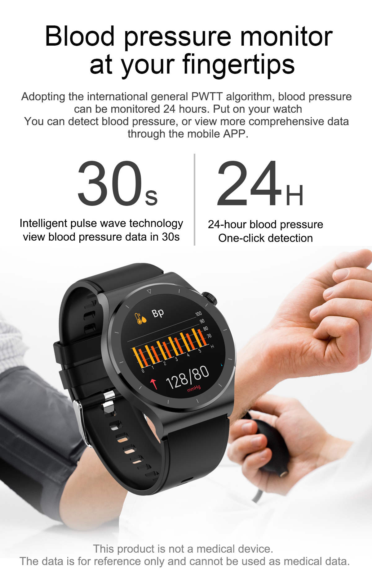 E20 Premium Female Men Smartwatch Body Temperature Health Tracker Sport Smart Wear Watch