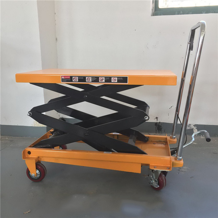 150kg manual lift table