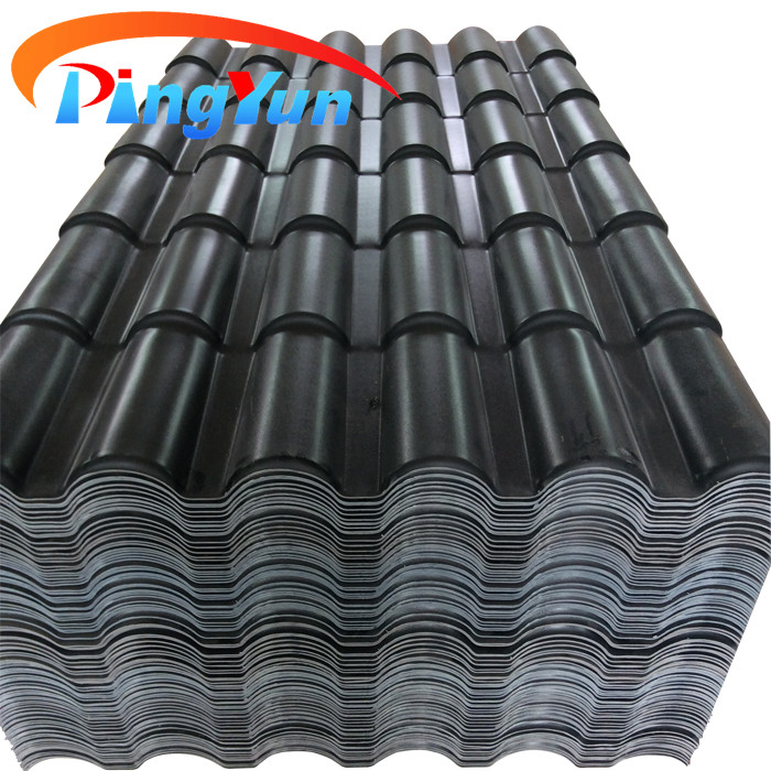 anti Impact 3M Building PVC Plastic Roof Tiles Roma ASA PVC Plastic Roof for Residential House