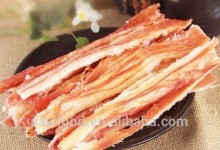 Dried roasted squid fillet with spicy