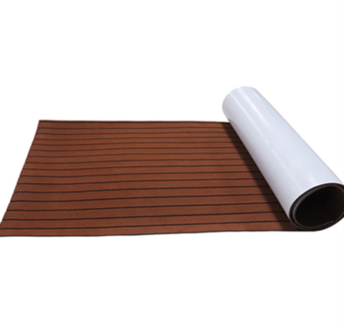 Faux Teak Sheet Boat Decking Marine Floor Mat