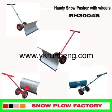 Snow Mover/Snow Pusher with Wheels