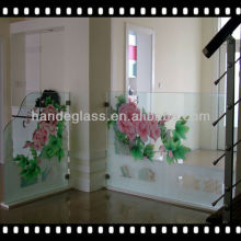 5mm silk screen decorative glass