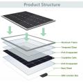 Panel solar monocristalino del módulo de 12 voltios de la cuadrícula