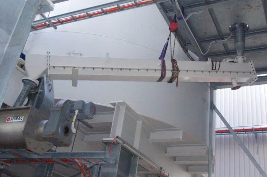 Airslides Conveyor for Fine-grained Bulk Solid