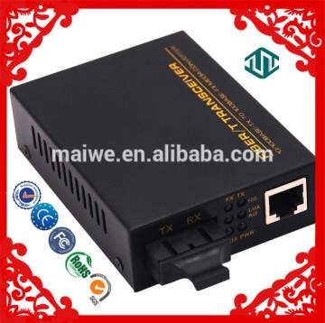 MT8110 Fast Ethernet Fiber Optic Media Transceiver Fiber optics to Ethernet converter Switch