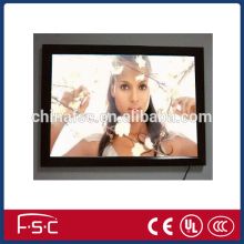 Fast food and restaurant menu led magnetic light box with suction