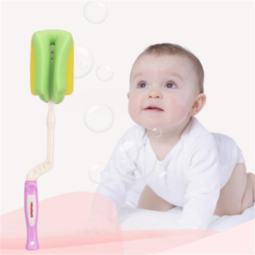 Baby Sponge Brush Botol &amp; Nipple Brush Set