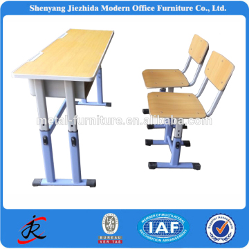 Wooden Double School Desk And Chair Set, Stand Size of school desk chair