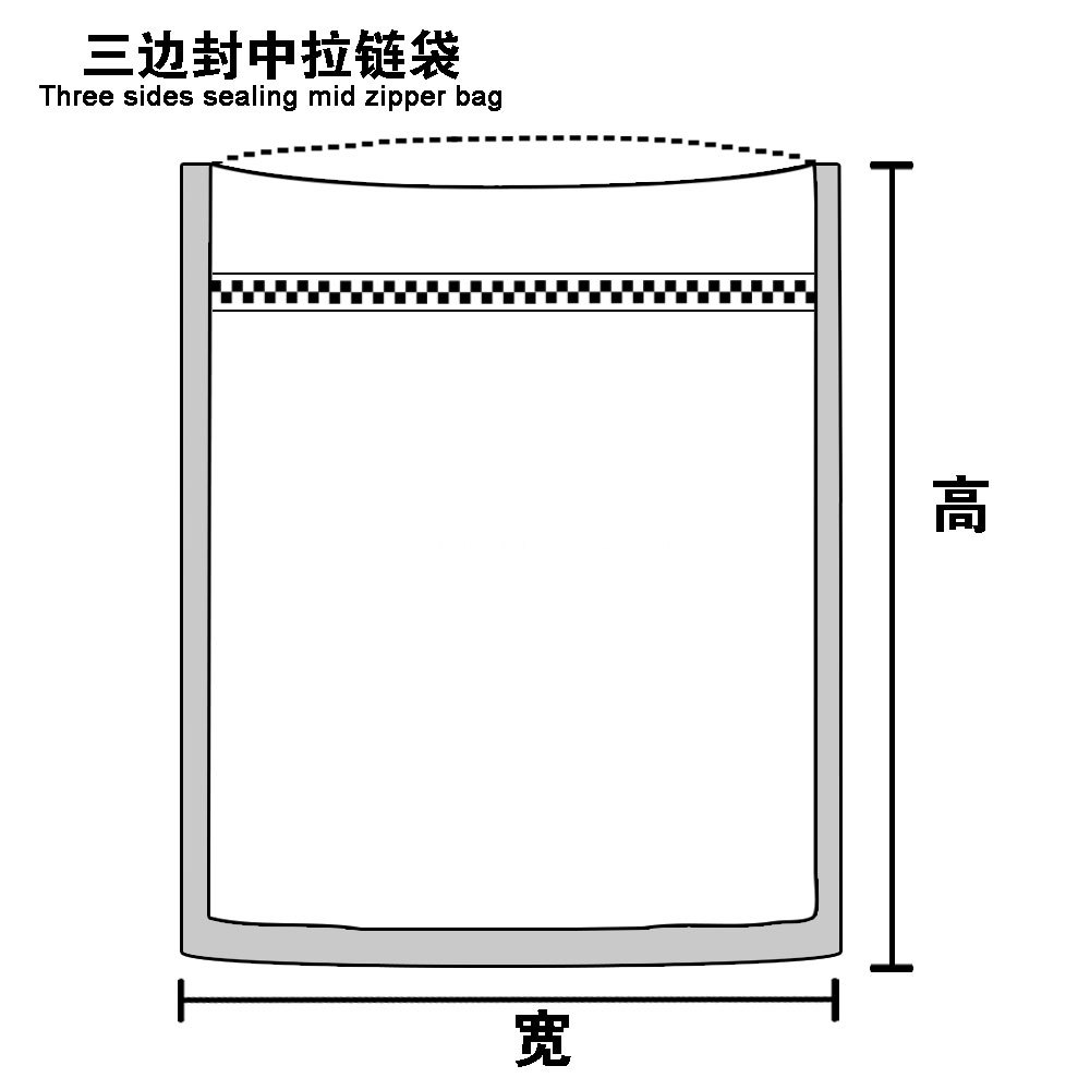 Three Sides Sealing Pouch