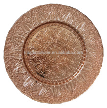 Cheap Wedding Rose Gold Charger Plate