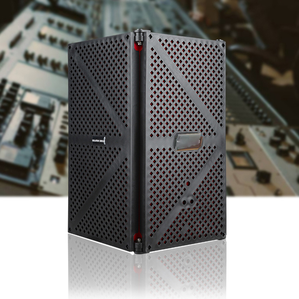 Panel Vocal Recording Red Plastic Studio Isolation Microphone Shield