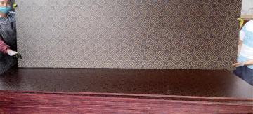 Film faced plywood for concrete formwork