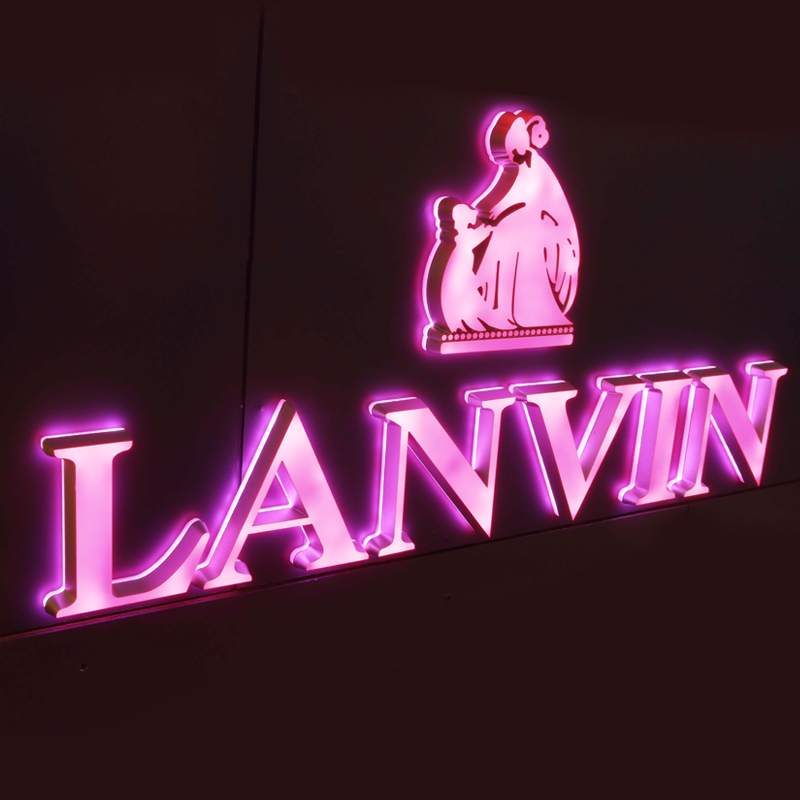 Led Backlit Light Logo Channel Letter Sign