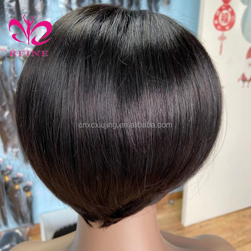 150% Cuticles Aligned Short Pixie Cut Wig Short  T Part Lace Front Human Hair Wigs For Black Women Pre Plucked With Baby Hair