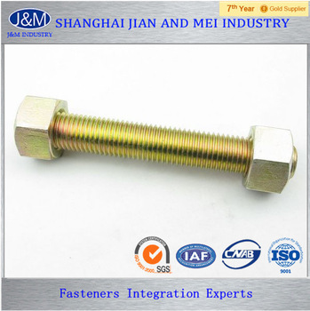 high quality alloy steel m42 brass stud bolts