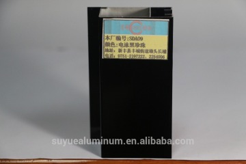 aluminium profile electrophoresis black