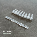 Plastik plastik PCR 8-tiub jalur tiub PCR