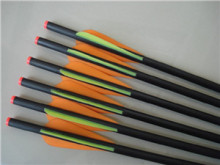 plastic feather carbon fiber arrows