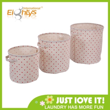 round shape cloth bucket of the storage bin/folding storage hamper